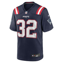TreVeyon Henderson 2025 NFL Draft Game Jersey - New England Patriots Jerseys