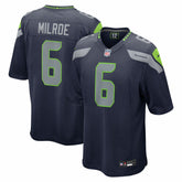 Jalen Milroe 2025 NFL Draft Game Jersey - Seattle Seahawks Jerseys