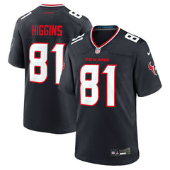Jayden Higgins Game Jersey - Houston Texans Jerseys