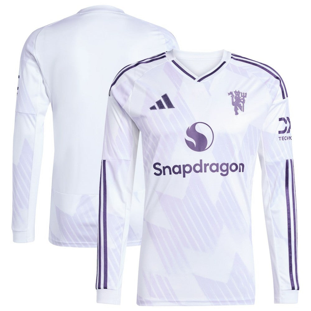 Manchester United 2025/26 Away Replica Long Sleeve Jersey