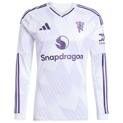 Manchester United 2025/26 Away Replica Long Sleeve Jersey