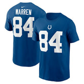 Tyler Warren Name & Number T-Shirt - Indianapolis Colts T-shirts