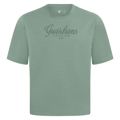 Green Cleveland Guardians Levelwear Ethereal Oversized Luxe Signature Knit T-Shirt