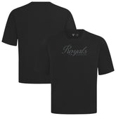 Black Kansas City Royals Levelwear Ethereal Oversized Luxe Signature Knit T-Shirt