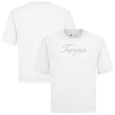 White Minnesota Twins Levelwear Ethereal Oversized Luxe Signature Knit T-Shirt