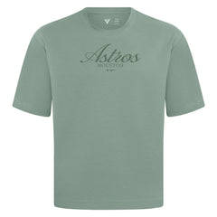 Green Houston Astros Levelwear Ethereal Oversized Luxe Signature Knit T-Shirt