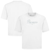 White Milwaukee Brewers Levelwear Ethereal Oversized Luxe Signature Knit T-Shirt