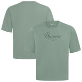 Green Milwaukee Brewers Levelwear Ethereal Oversized Luxe Signature Knit T-Shirt