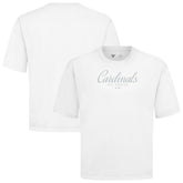 White St. Louis Cardinals Levelwear Ethereal Oversized Luxe Signature Knit T-Shirt