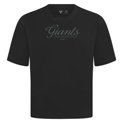 Black San Francisco Giants Levelwear Ethereal Oversized Luxe Signature Knit T-Shirt