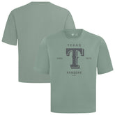 Green Texas Rangers Levelwear Crossway Oversized Luxe Signature Knit T-Shirt