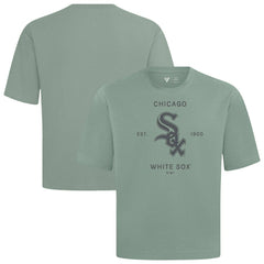 Green Chicago White Sox Levelwear Crossway Oversized Luxe Signature Knit T-Shirt