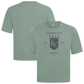Green Kansas City Royals Levelwear Crossway Oversized Luxe Signature Knit T-Shirt