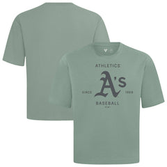Green Athletics Levelwear Crossway Oversized Luxe Signature Knit T-Shirt