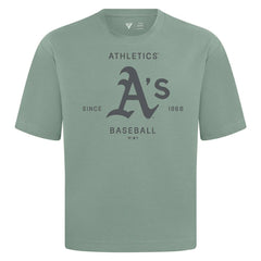 Green Athletics Levelwear Crossway Oversized Luxe Signature Knit T-Shirt