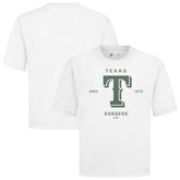 White Texas Rangers Levelwear Crossway Oversized Luxe Signature Knit T-Shirt