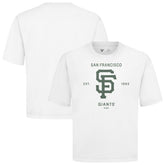 White San Francisco Giants Levelwear Crossway Oversized Luxe Signature Knit T-Shirt