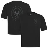Black Milwaukee Brewers Levelwear Signet Oversized Luxe Signature Knit T-Shirt