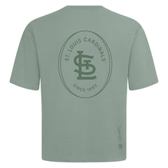 Green St. Louis Cardinals Levelwear Signet Oversized Luxe Signature Knit T-Shirt