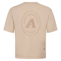 Khaki Arizona Diamondbacks Levelwear Signet Oversized Luxe Signature Knit T-Shirt