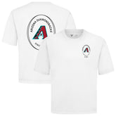 White Arizona Diamondbacks Levelwear Signet Oversized Luxe Signature Knit T-Shirt