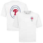 White Philadelphia Phillies Levelwear Signet Oversized Luxe Signature Knit T-Shirt