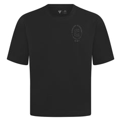 Black Cleveland Guardians Levelwear Signet Oversized Luxe Signature Knit T-Shirt