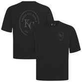 Black Kansas City Royals Levelwear Signet Oversized Luxe Signature Knit T-Shirt