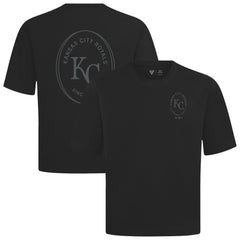 Black Kansas City Royals Levelwear Signet Oversized Luxe Signature Knit T-Shirt