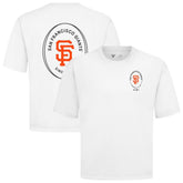 White San Francisco Giants Levelwear Register Oversized Luxe Signature Knit T-Shirt