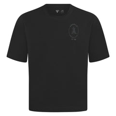 Black Los Angeles Angels Levelwear Register Oversized Luxe Signature Knit T-Shirt