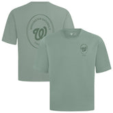 Green Washington Nationals Levelwear Register Oversized Luxe Signature Knit T-Shirt