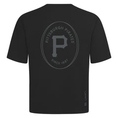 Black Pittsburgh Pirates Levelwear Register Oversized Luxe Signature Knit T-Shirt