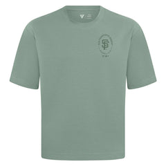 Green San Francisco Giants Levelwear Register Oversized Luxe Signature Knit T-Shirt