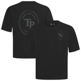 Black Tampa Bay Rays Levelwear Register Oversized Luxe Signature Knit T-Shirt