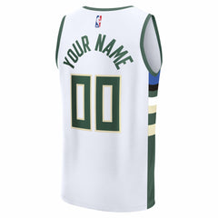 Fanatics Milwaukee Bucks Fast Break Custom Jersey