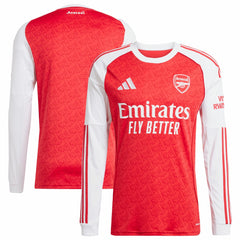 Arsenal 2025/26 Home Replica Long Sleeve Jersey