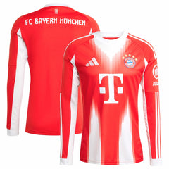 Bayern Munich 2025/26 Home Replica Long Sleeve Jersey
