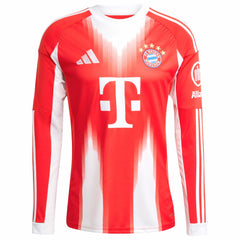 Bayern Munich 2025/26 Home Replica Long Sleeve Jersey