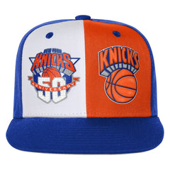 Mitchell & Ness New York Knicks Youth 50th Anniversary Duo Front Snapback Hat