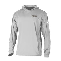 Gray San Diego Padres Columbia Long Drive Pullover Hoodie