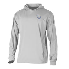 Gray Tampa Bay Rays Columbia Long Drive Pullover Hoodie