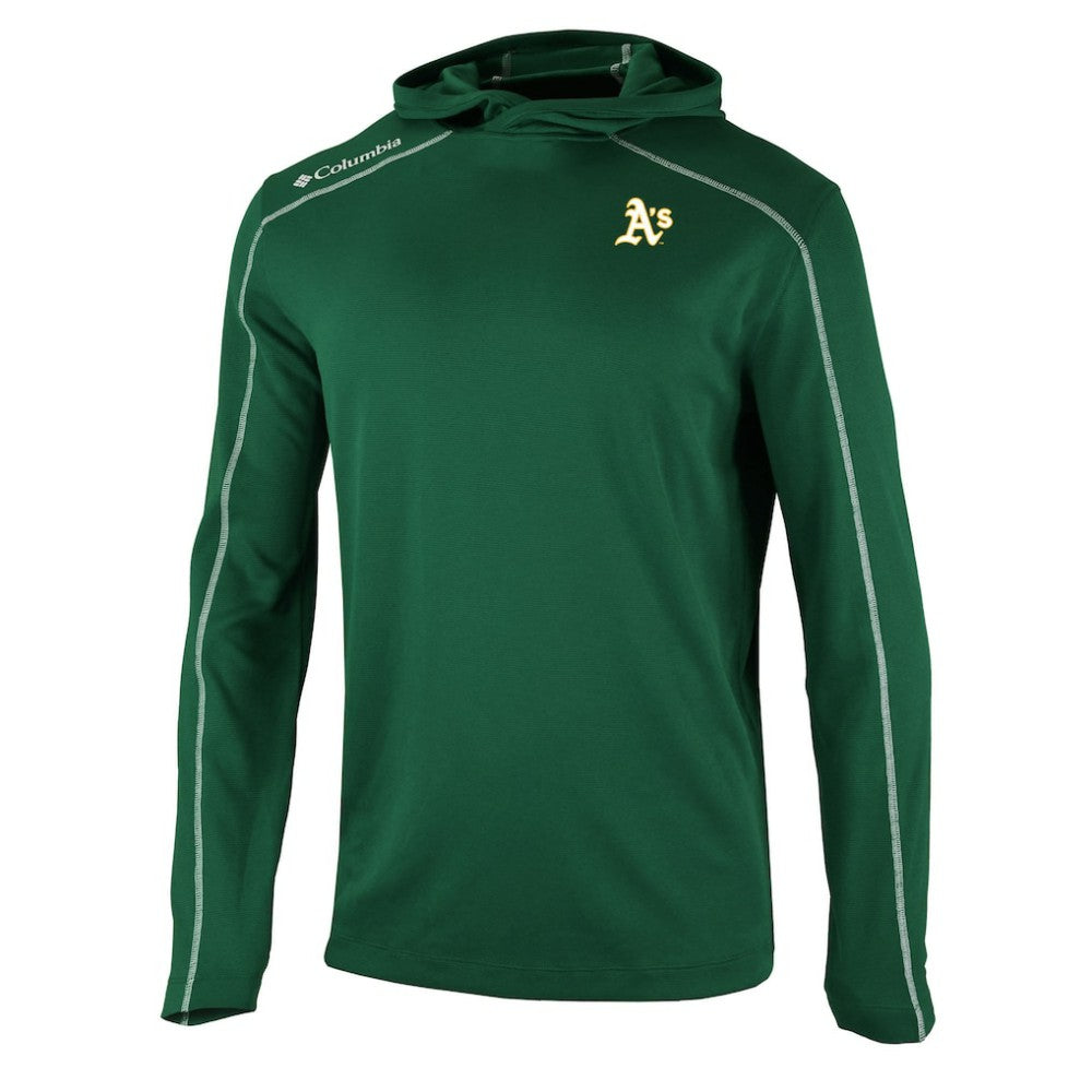 Green Athletics Columbia Omni-Wick Shotgun Pullover Hoodie