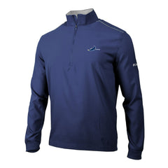 Navy Tampa Bay Rays Columbia Omni-Wick Bogey's Paradise Quarter-Zip Pullover