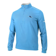 Light Blue Tampa Bay Rays Columbia Omni-Wick Bogey's Paradise Quarter-Zip Pullover