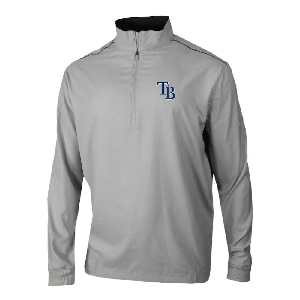 Gray Tampa Bay Rays Columbia Omni-Wick Bogey's Paradise Quarter-Zip Pullover