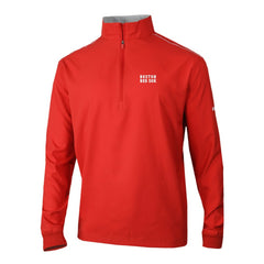 Red Boston Red Sox Columbia Omni-Wick Bogey's Paradise Quarter-Zip Pullover