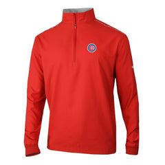 Red Chicago Cubs Columbia Omni-Wick Bogey's Paradise Quarter-Zip Pullover