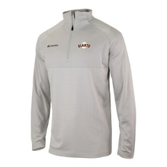 Gray San Francisco Giants Columbia Omni-Wick Raglan Rockin' It Quarter-Zip Pullover
