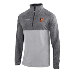 Gray Baltimore Orioles Columbia Omni-Wick Raglan Rockin' It Quarter-Zip Pullover